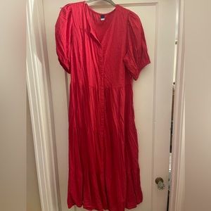 Old Navy Red Maxi Dress